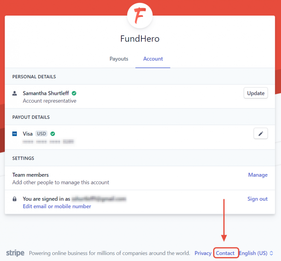 How To Edit Stripe (Bank Account) Information – Fundhero Knowledge Base